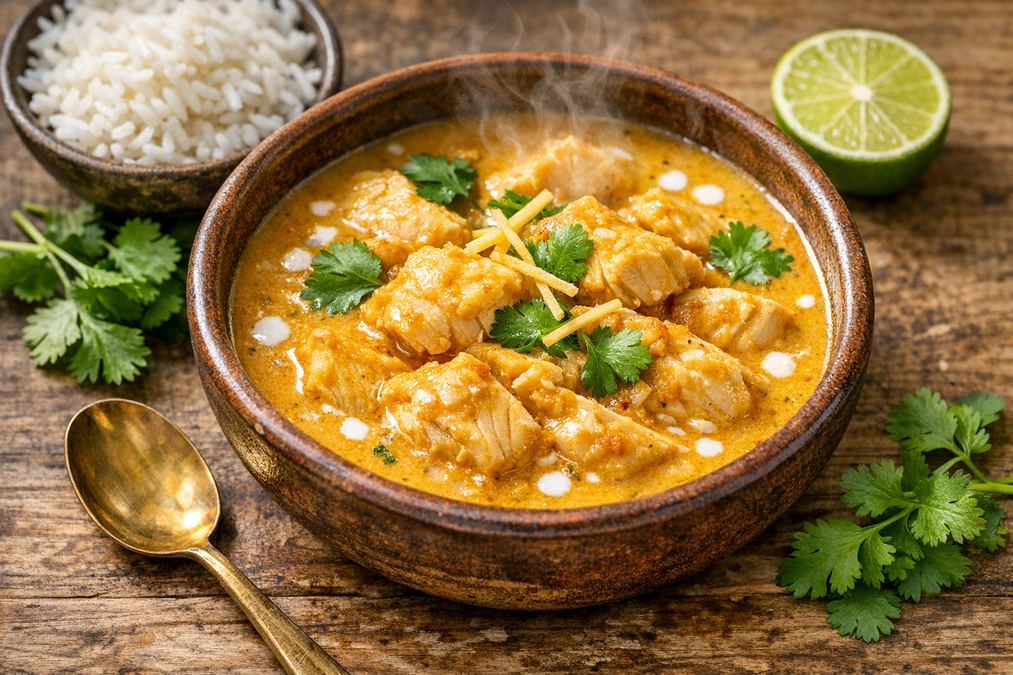 Coconut and Ginger Tilapia Curry Recipe