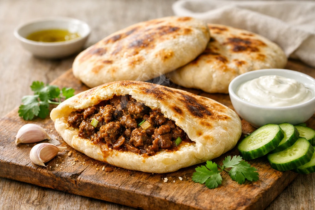 Quick Lamb Flatbread Recipe
